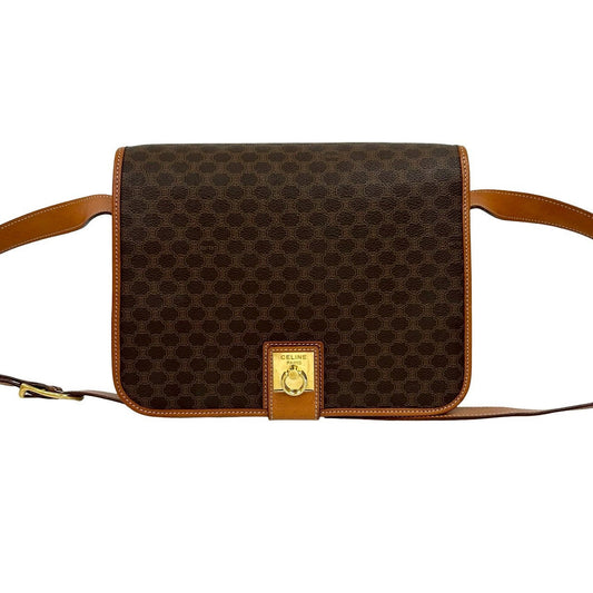 CELINE Shoulder Bag leather Brown