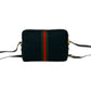 GUCCI Shoulder Bag canvas black Sherry line