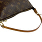 LOUIS VUITTON Handbag leather Brown Monogram Pochette Accessoires