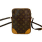LOUIS VUITTON Shoulder Bag leather Brown Monogram Danube