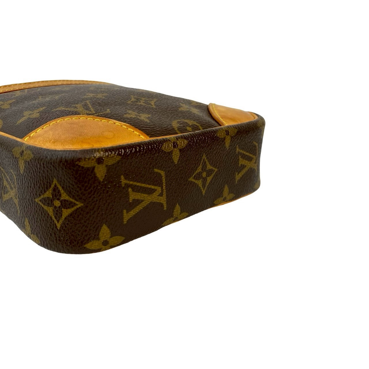 LOUIS VUITTON Shoulder Bag leather Brown Monogram Danube