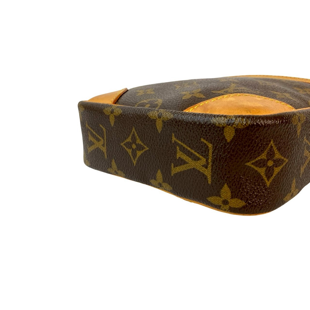 LOUIS VUITTON Shoulder Bag leather Brown Monogram Danube