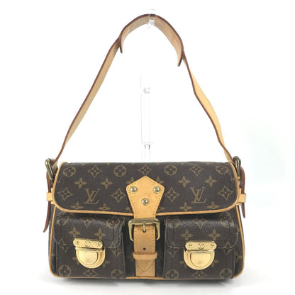 LOUIS VUITTON Shoulder Bag M40027 Monogram canvas Brown Monogram Hudson PM Women Used Authentic