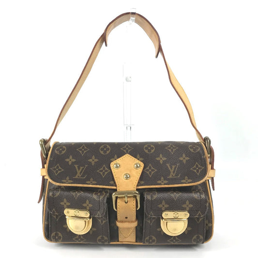 LOUIS VUITTON Shoulder Bag M40027 Monogram canvas Brown Monogram Hudson PM Women Used Authentic