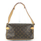 LOUIS VUITTON Shoulder Bag M40027 Monogram canvas Brown Monogram Hudson PM Women Used Authentic