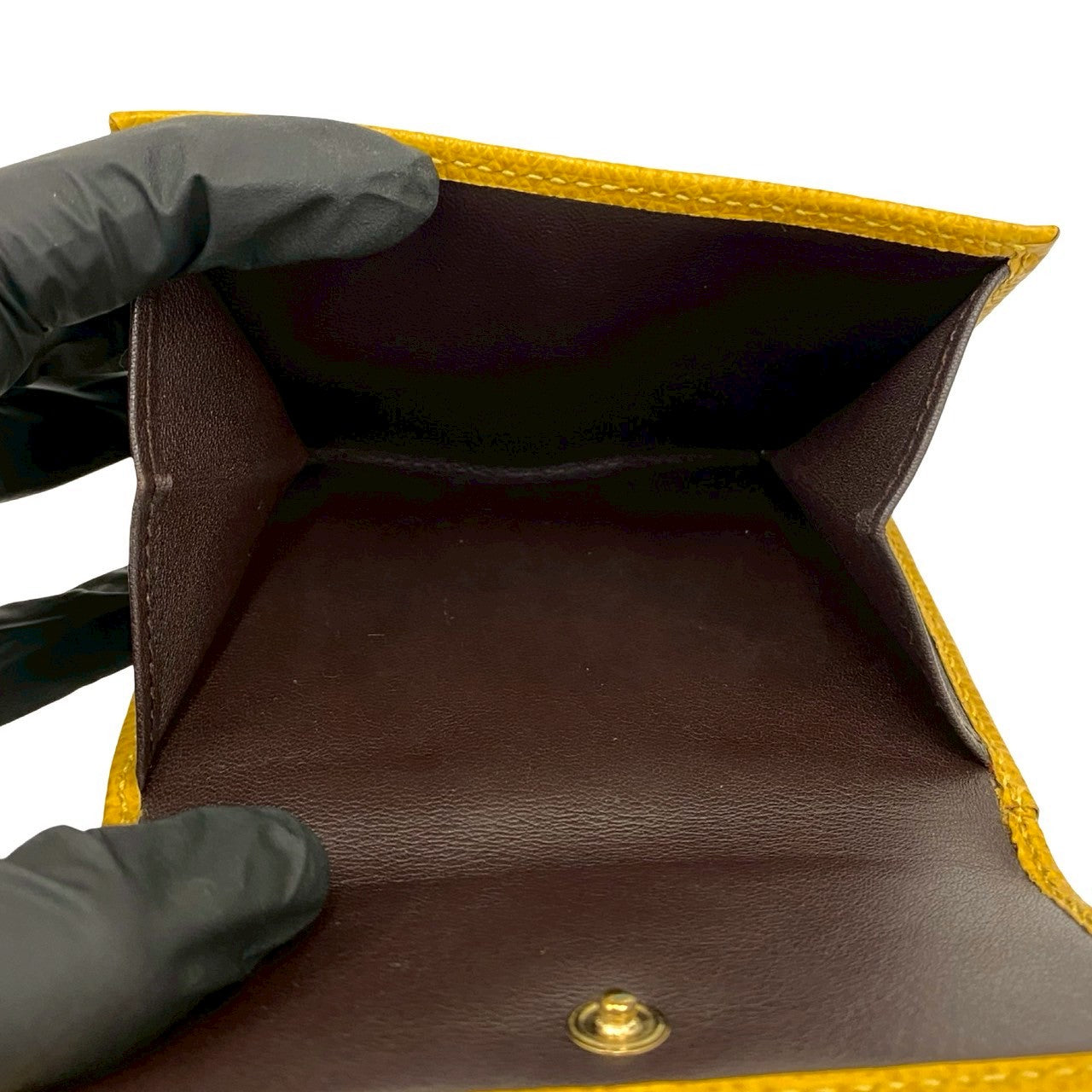 LOEWE Bifold Wallet leather yellow