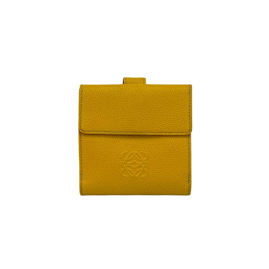 LOEWE Bifold Wallet leather yellow