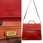 LOEWE Shoulder Bag leather Red Velazquez Women Used Authentic