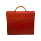 LOEWE Shoulder Bag leather Red Velazquez Women Used Authentic