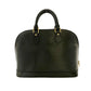 LOUIS VUITTON Handbag Epi Leather black Epi Alma