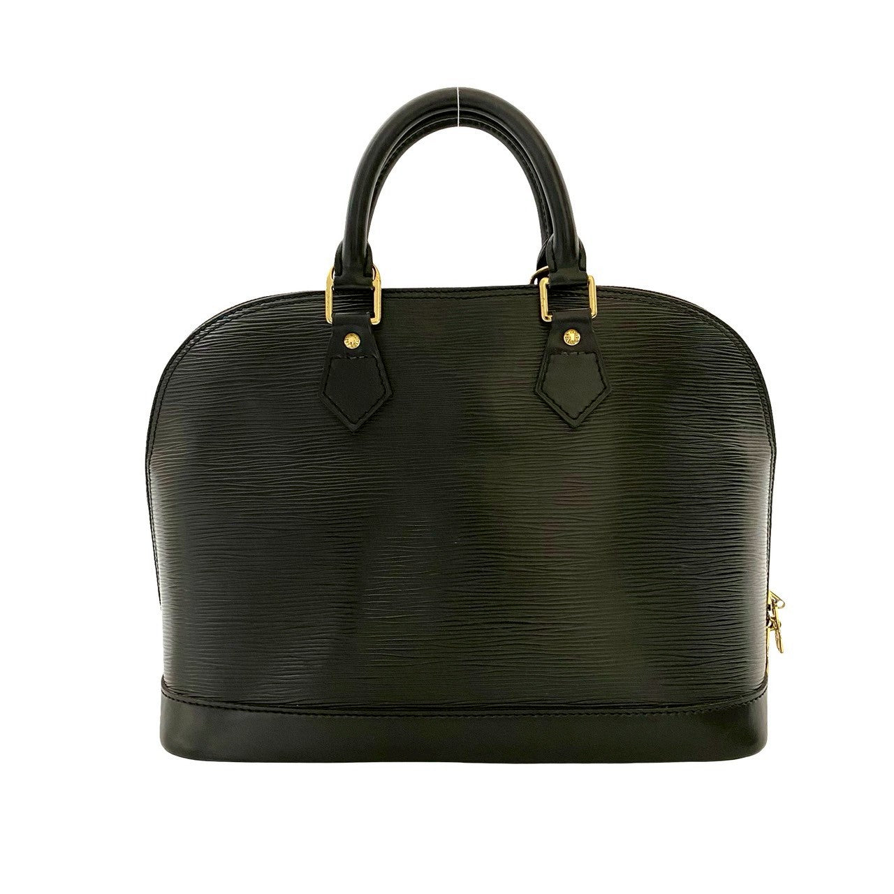 LOUIS VUITTON Handbag Epi Leather black Epi Alma