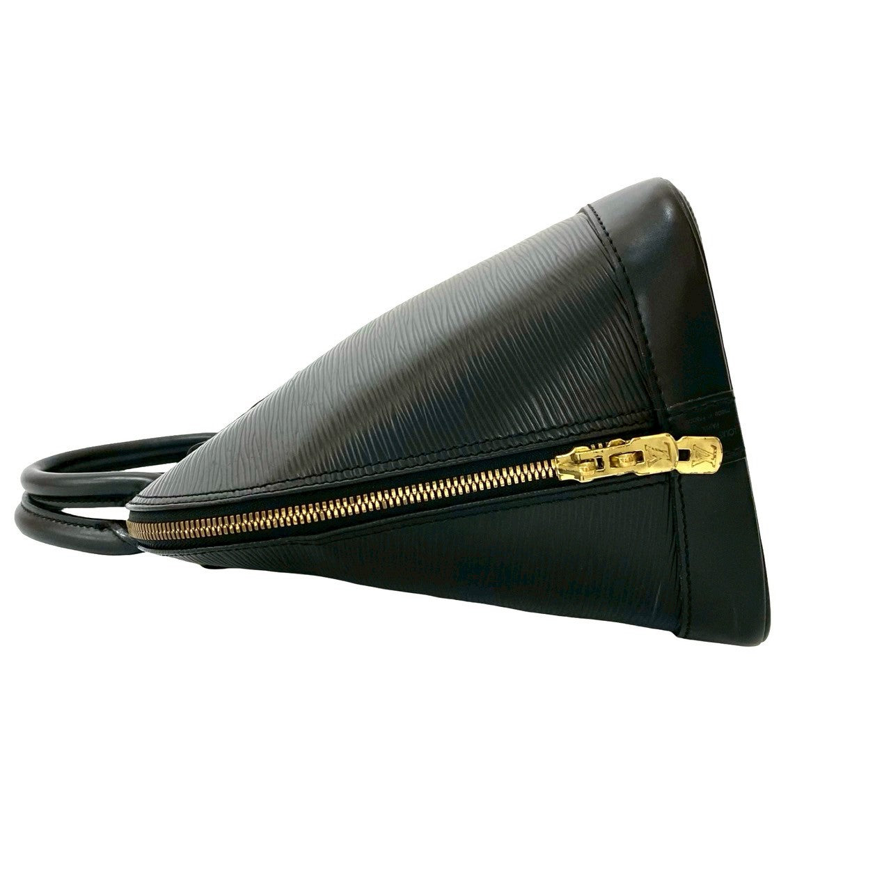 LOUIS VUITTON Handbag Epi Leather black Epi Alma