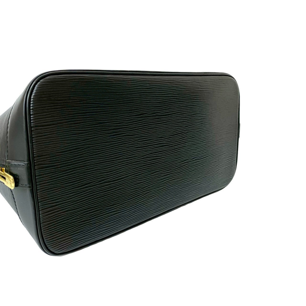LOUIS VUITTON Handbag Epi Leather black Epi Alma