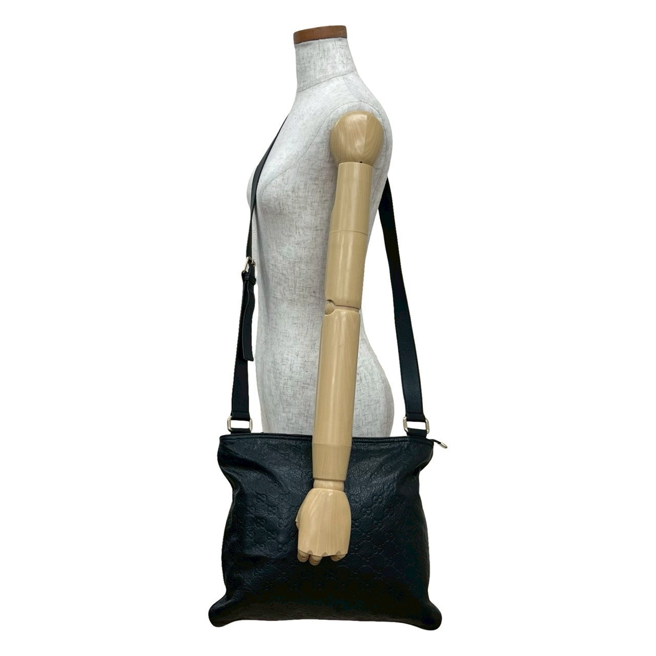 GUCCI Shoulder Bag leather black Sima 表記サイズ(EU)