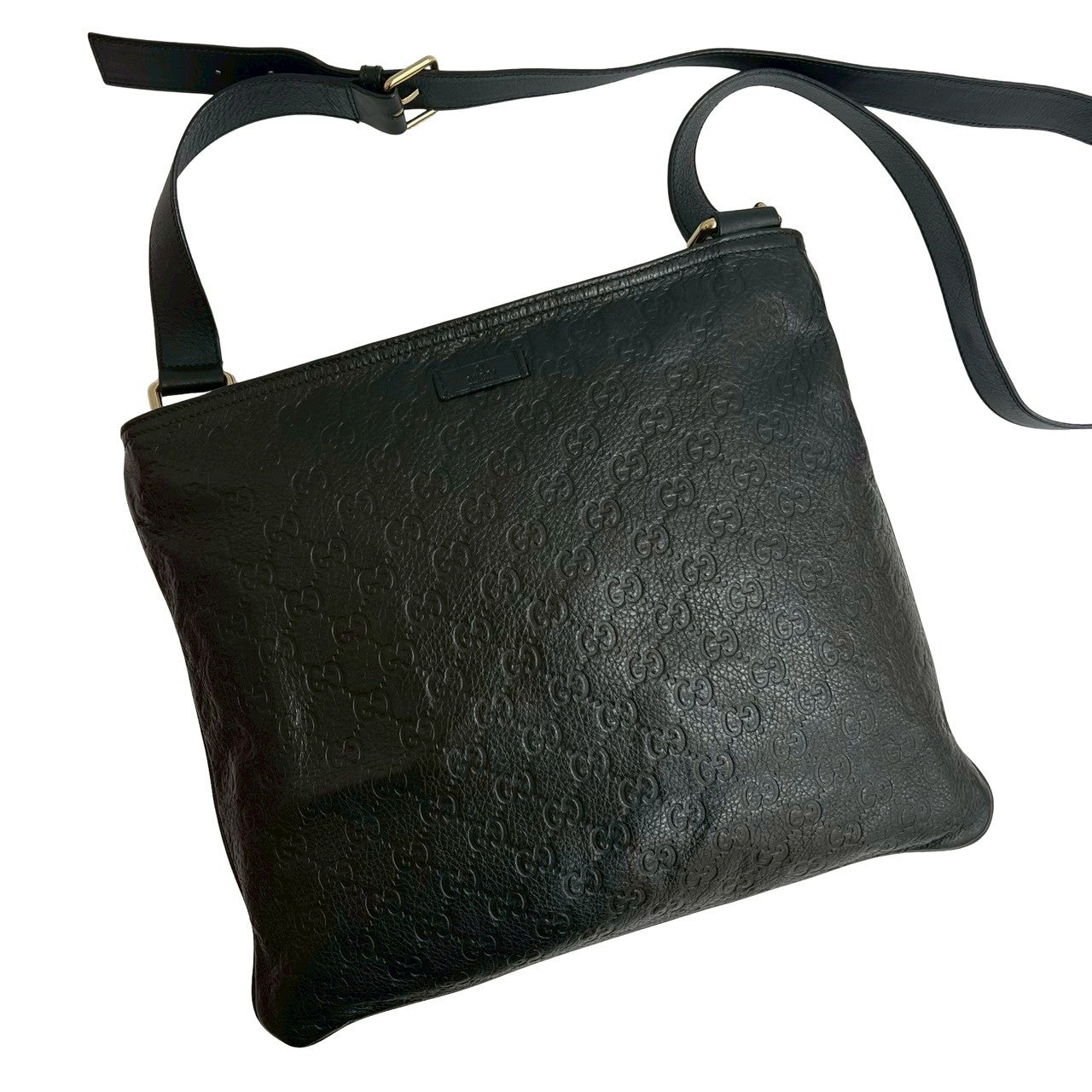 GUCCI Shoulder Bag leather black Sima 表記サイズ(EU)