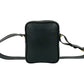 GUCCI Shoulder Bag leather black Sherry line