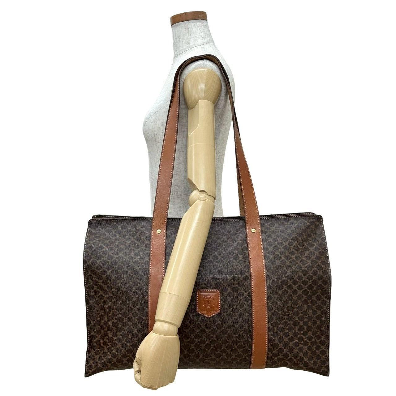 CELINE Tote Bag PVC Brown