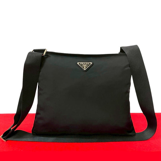 PRADA Shoulder Bag Nylon black