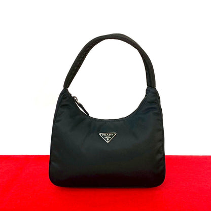 PRADA Handbag Nylon black
