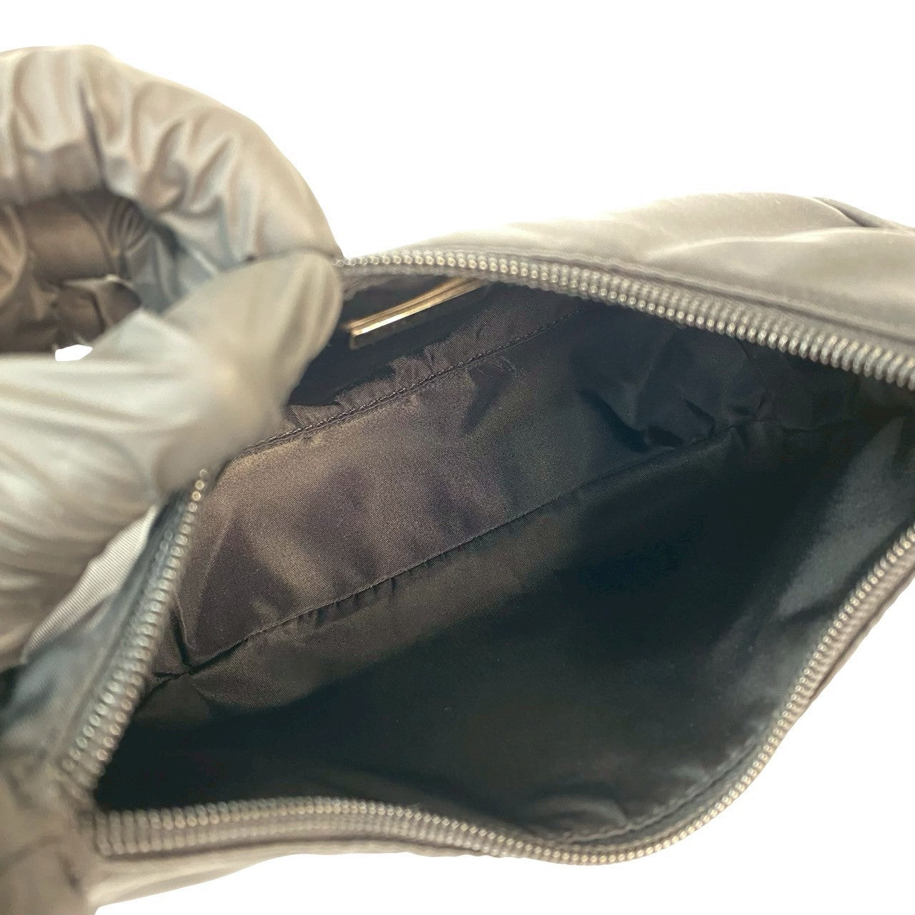 PRADA Handbag Nylon black