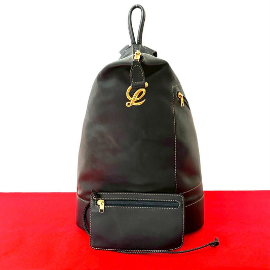 LOEWE Backpack leather Navy Anton