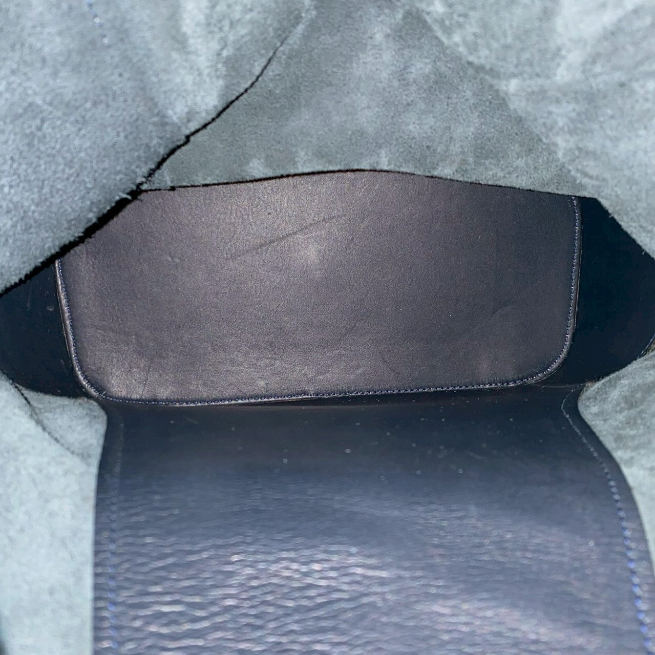 LOEWE Backpack leather Navy Anton