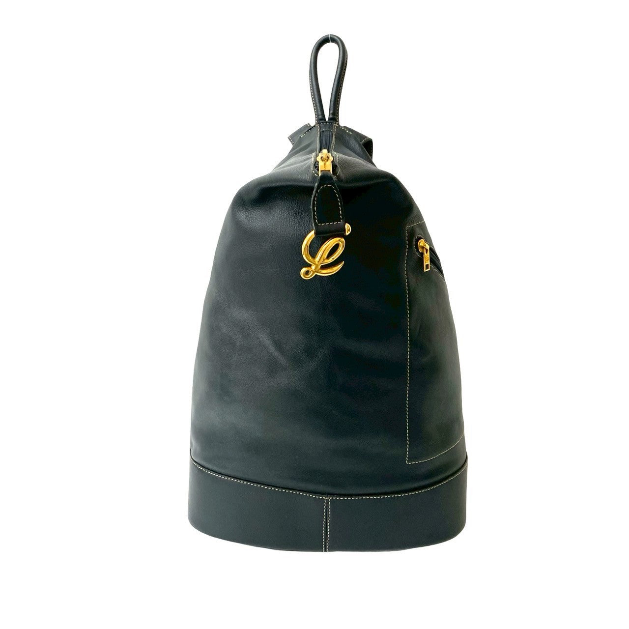 LOEWE Backpack leather Navy Anton