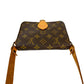 LOUIS VUITTON Shoulder Bag PVC Brown Monogram Cartouchiere