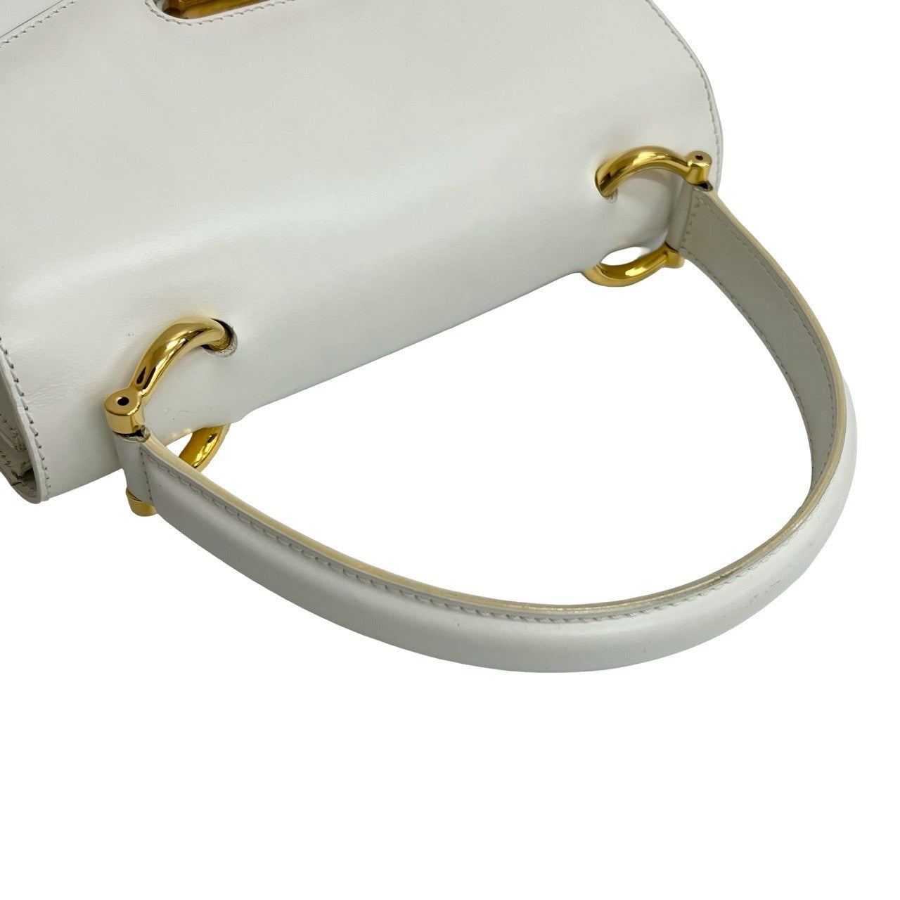 CELINE Handbag Calfskin white