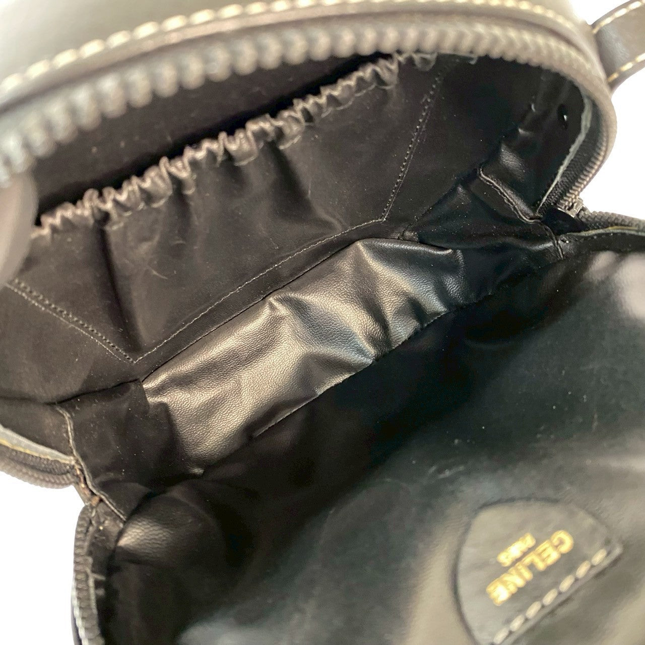 CELINE Shoulder Bag leather black