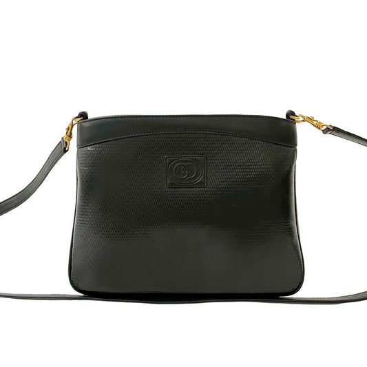 GUCCI Shoulder Bag leather black