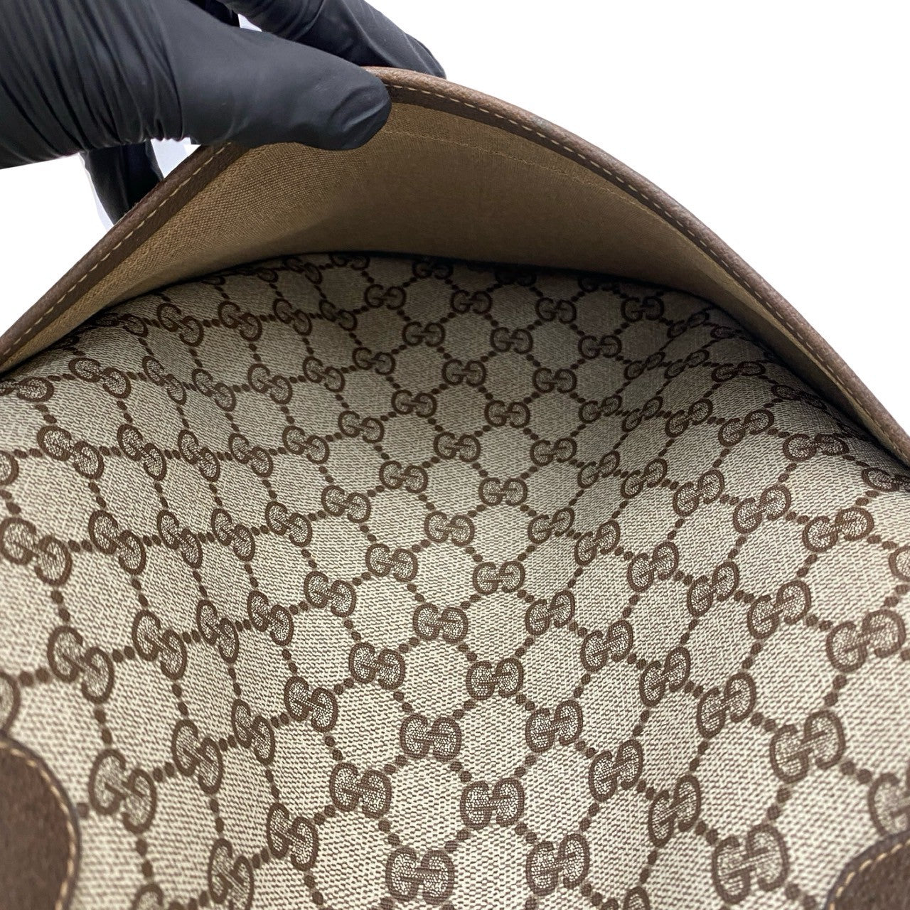 GUCCI Tote Bag leather Brown Sherry line