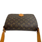 LOUIS VUITTON Shoulder Bag leather Brown Monogram Cartouchiere GM