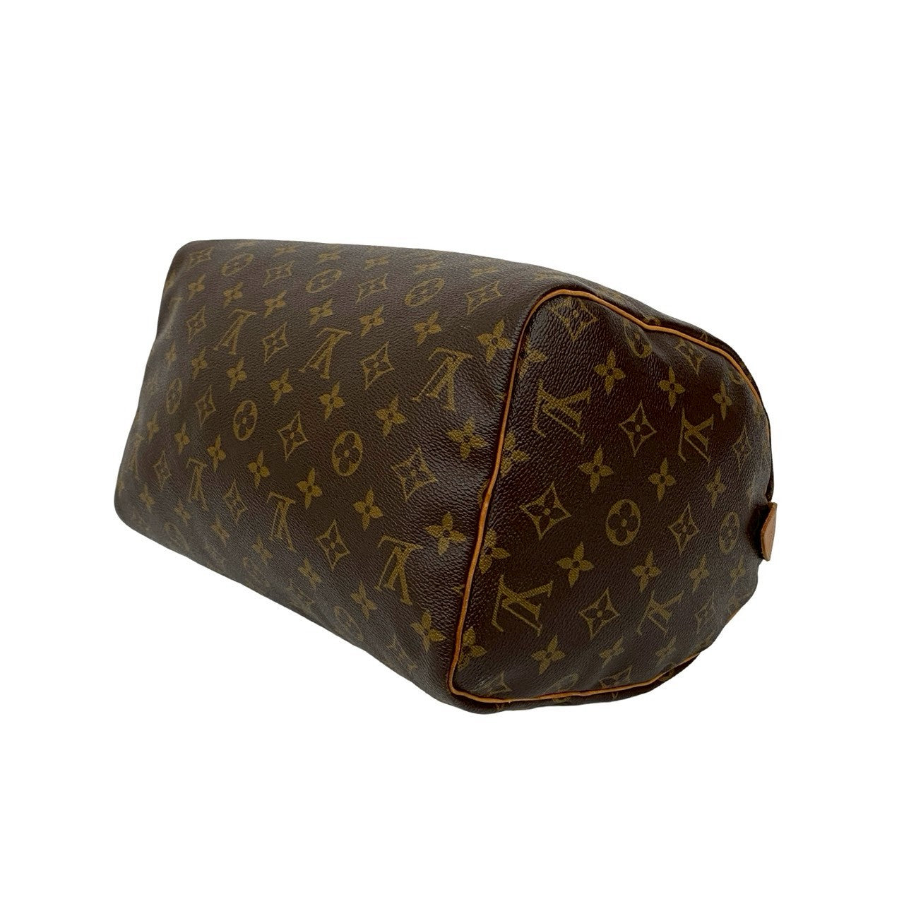 LOUIS VUITTON Handbag leather Brown Monogram Speedy 30
