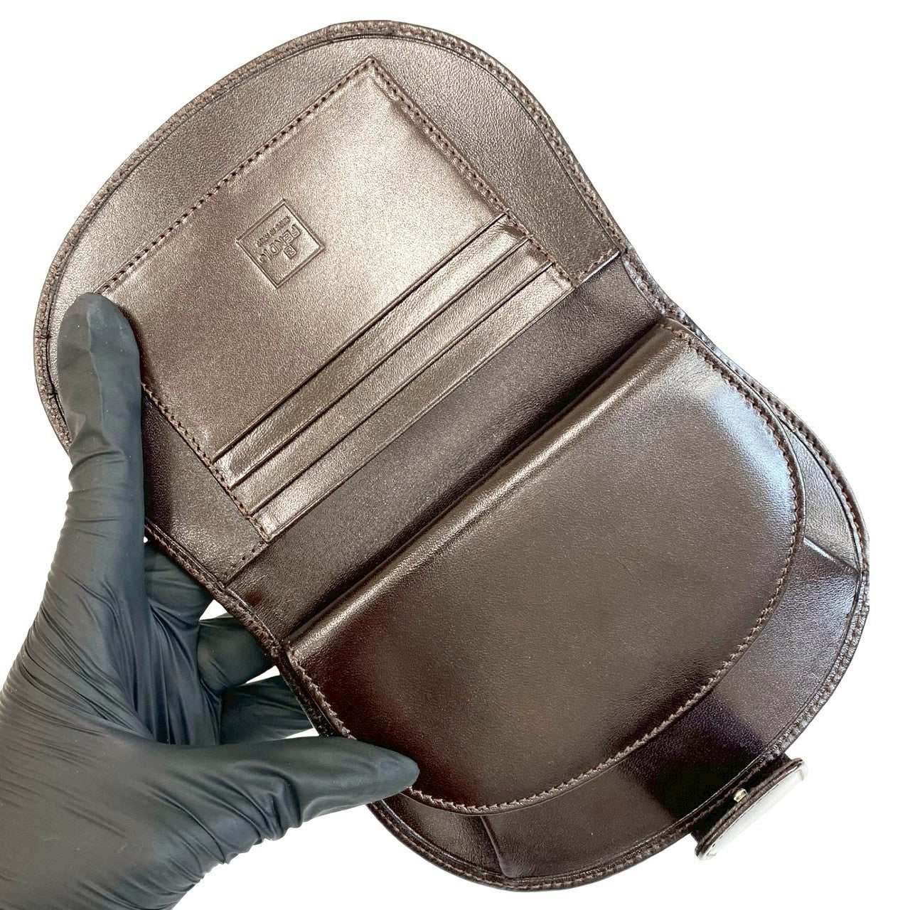 FENDI Bifold Wallet canvas Brown