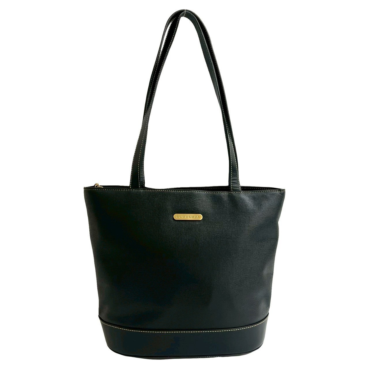 BURBERRY Tote Bag leather black