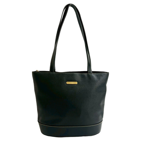 BURBERRY Tote Bag leather black