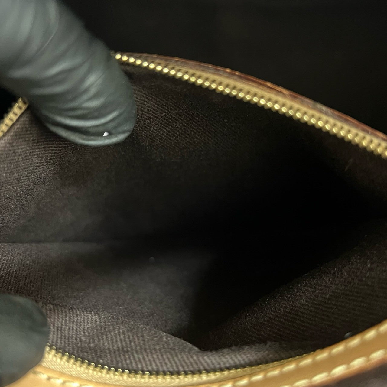 CELINE Shoulder Bag leather Brown