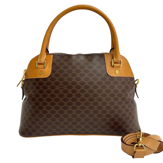 CELINE Shoulder Bag leather Brown