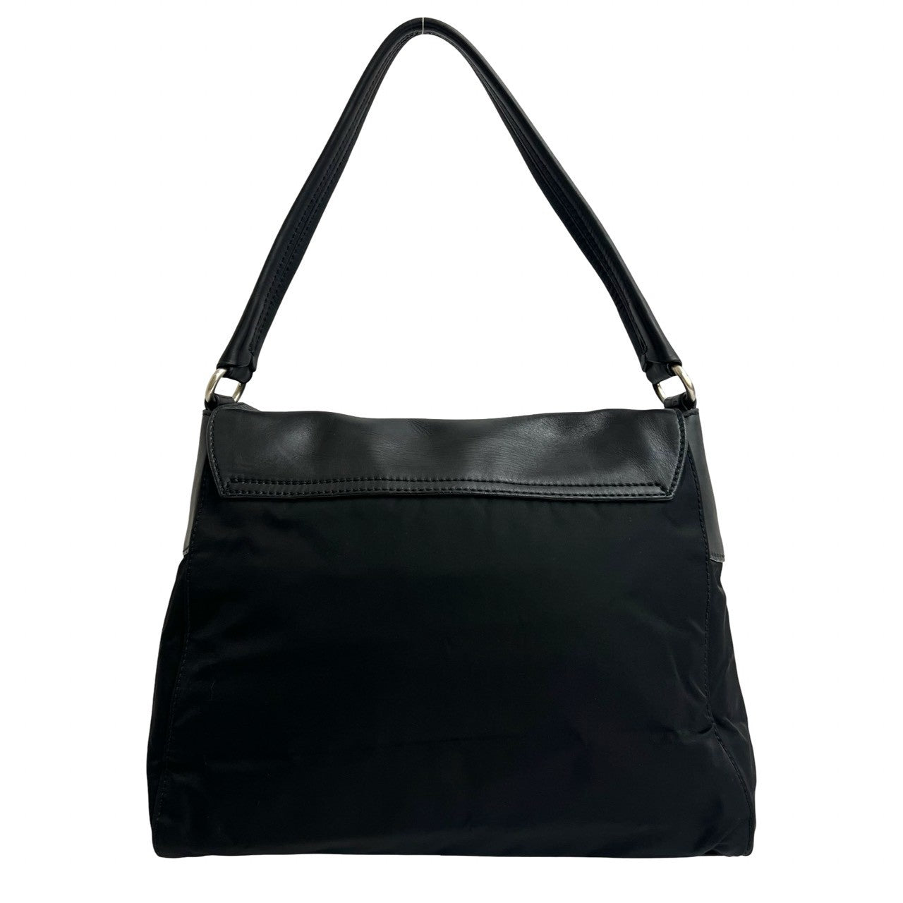 PRADA Shoulder Bag leather black