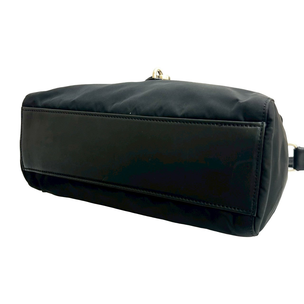 PRADA Shoulder Bag leather black