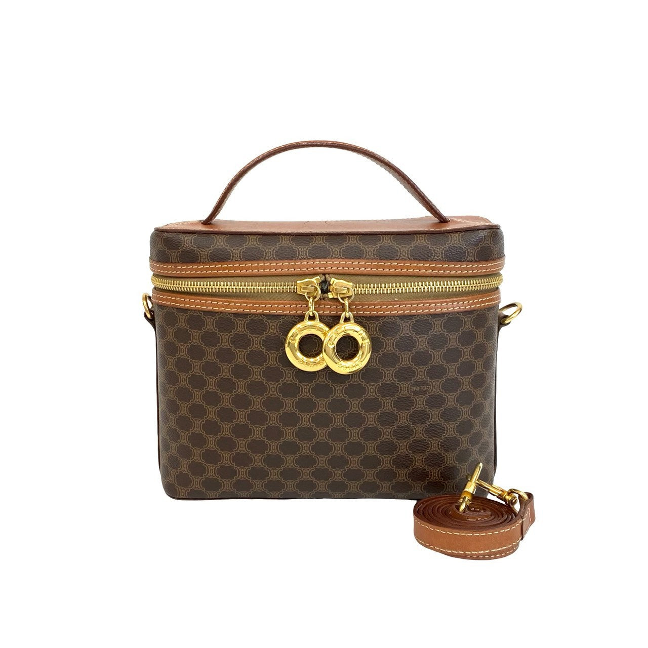 CELINE Shoulder Bag leather Brown