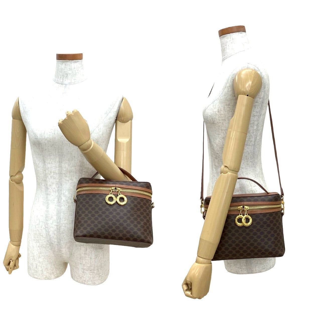 CELINE Shoulder Bag leather Brown