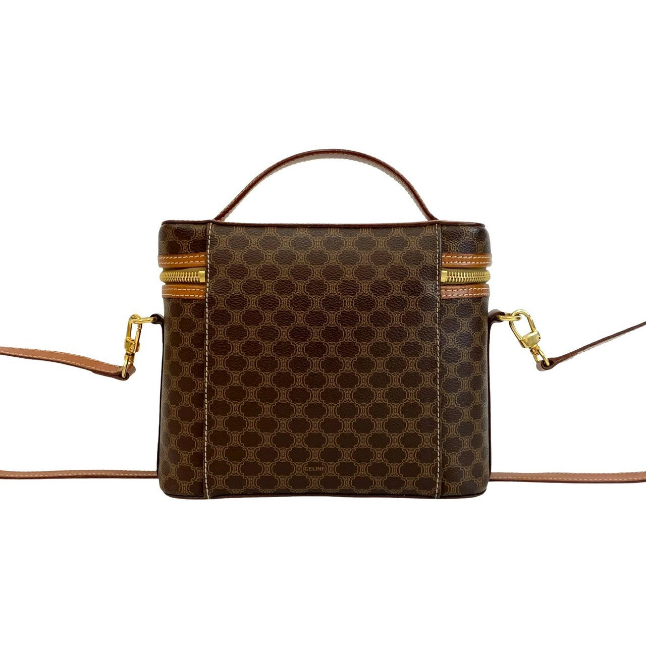 CELINE Shoulder Bag leather Brown