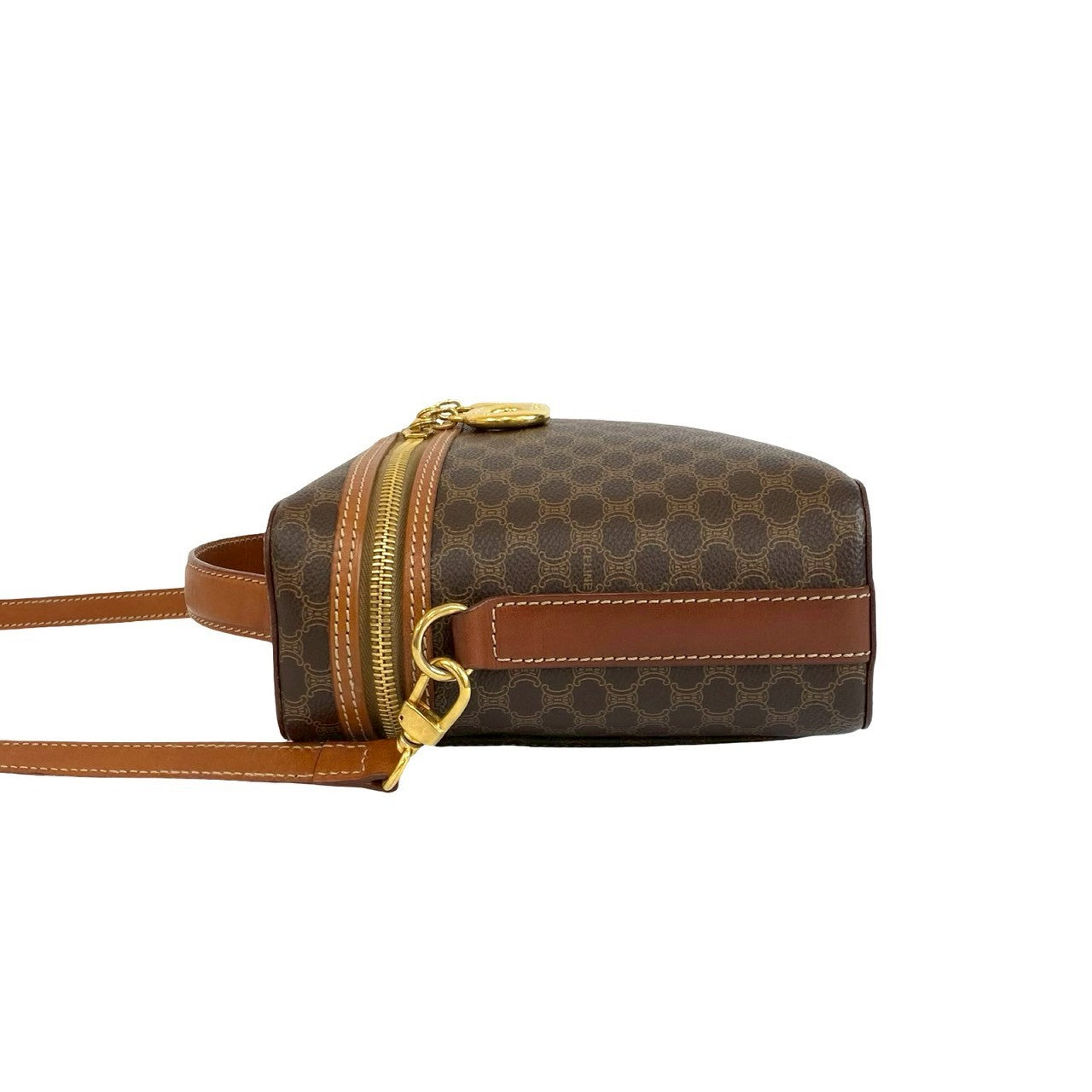 CELINE Shoulder Bag leather Brown