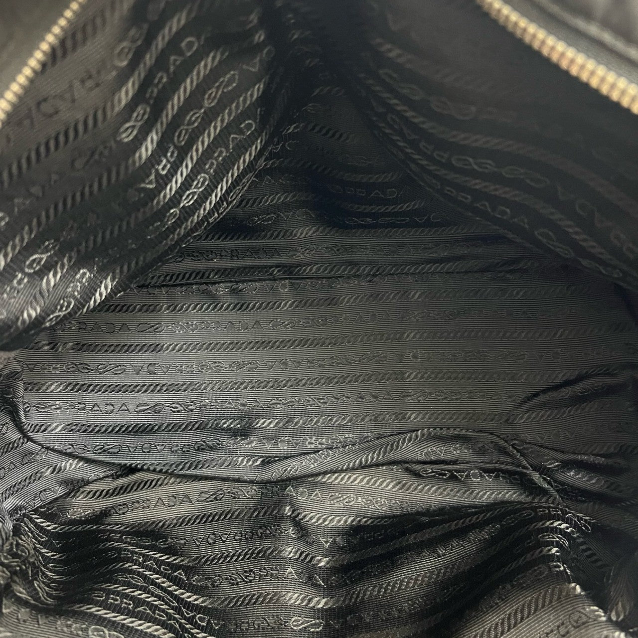 PRADA Handbag Nylon black