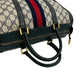 GUCCI Handbag leather Navy Sherry line
