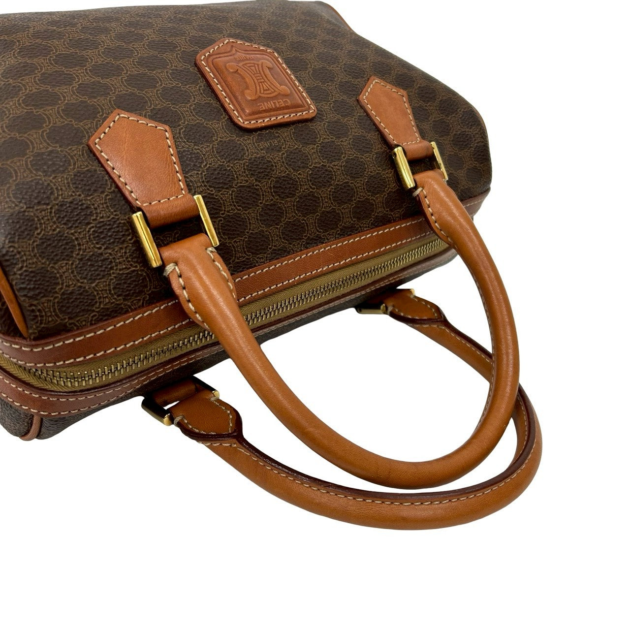 CELINE Shoulder Bag leather Brown