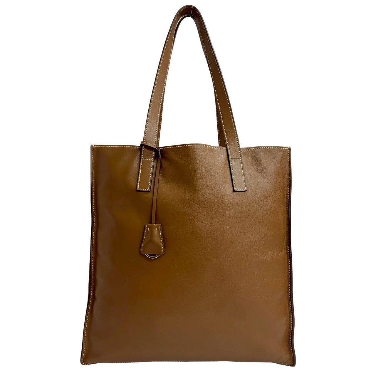 PRADA Tote Bag leather Brown