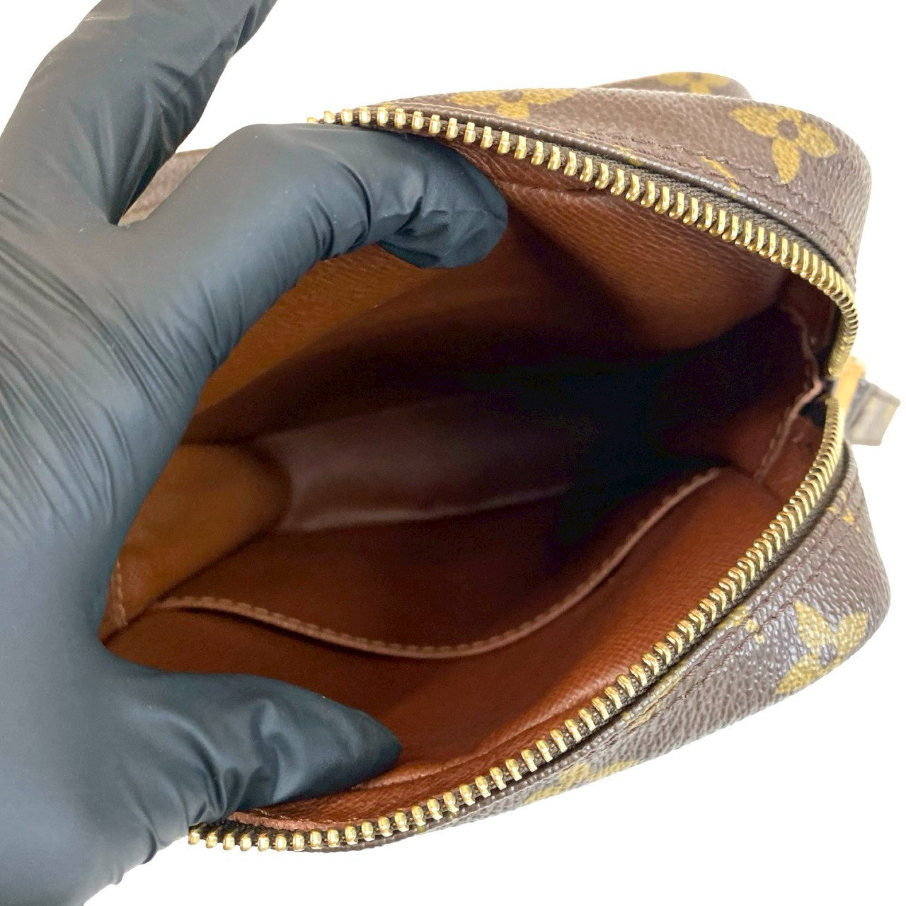 LOUIS VUITTON Shoulder Bag leather Brown Monogram Amazone